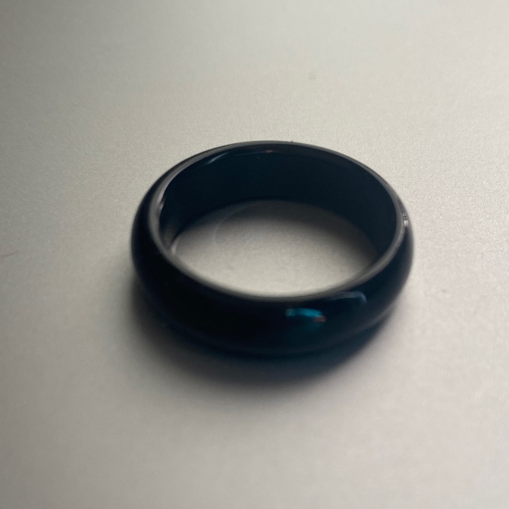Men’s size 9 lucite Black Ring